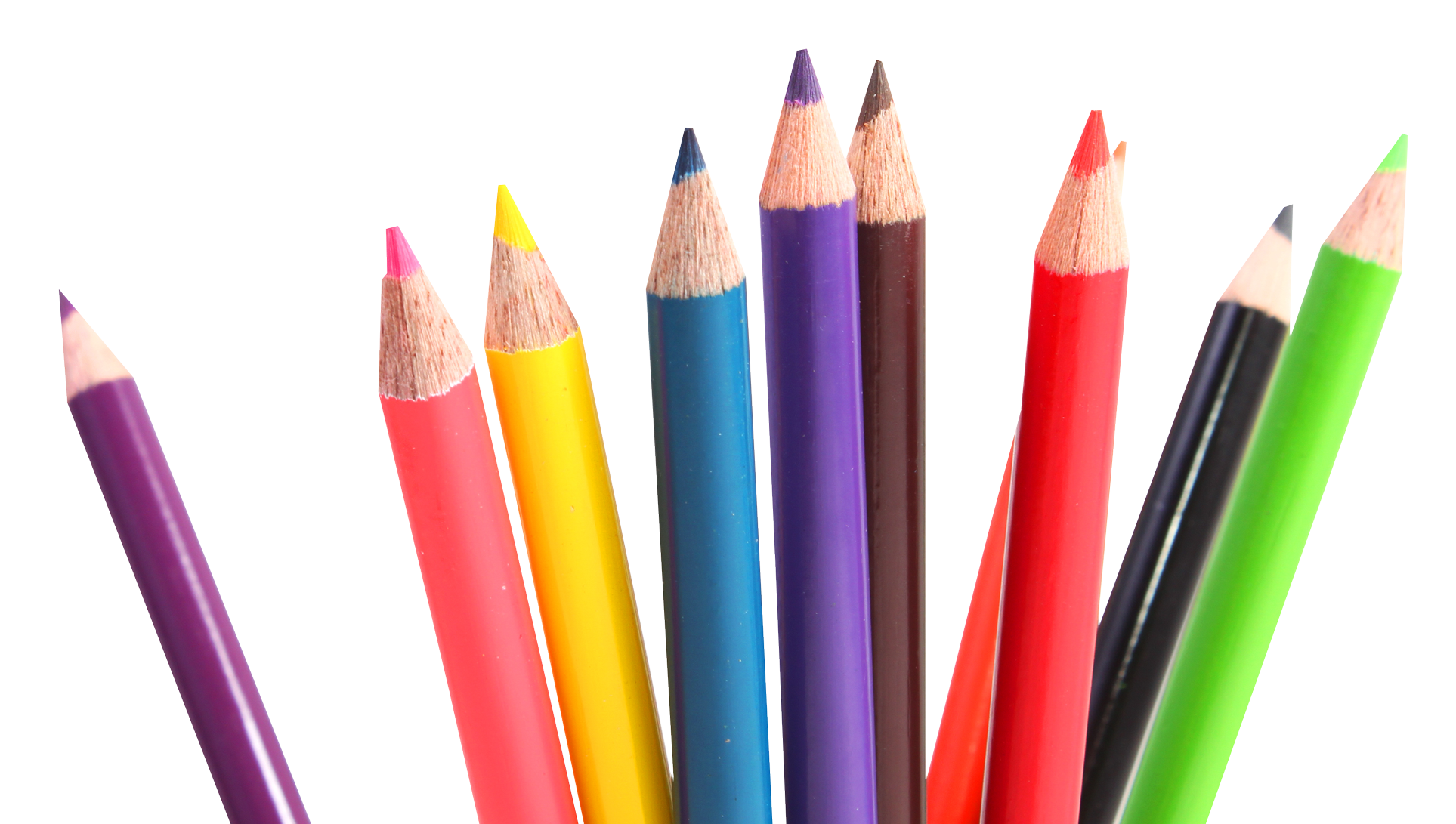 A Group Of Colored Pencils