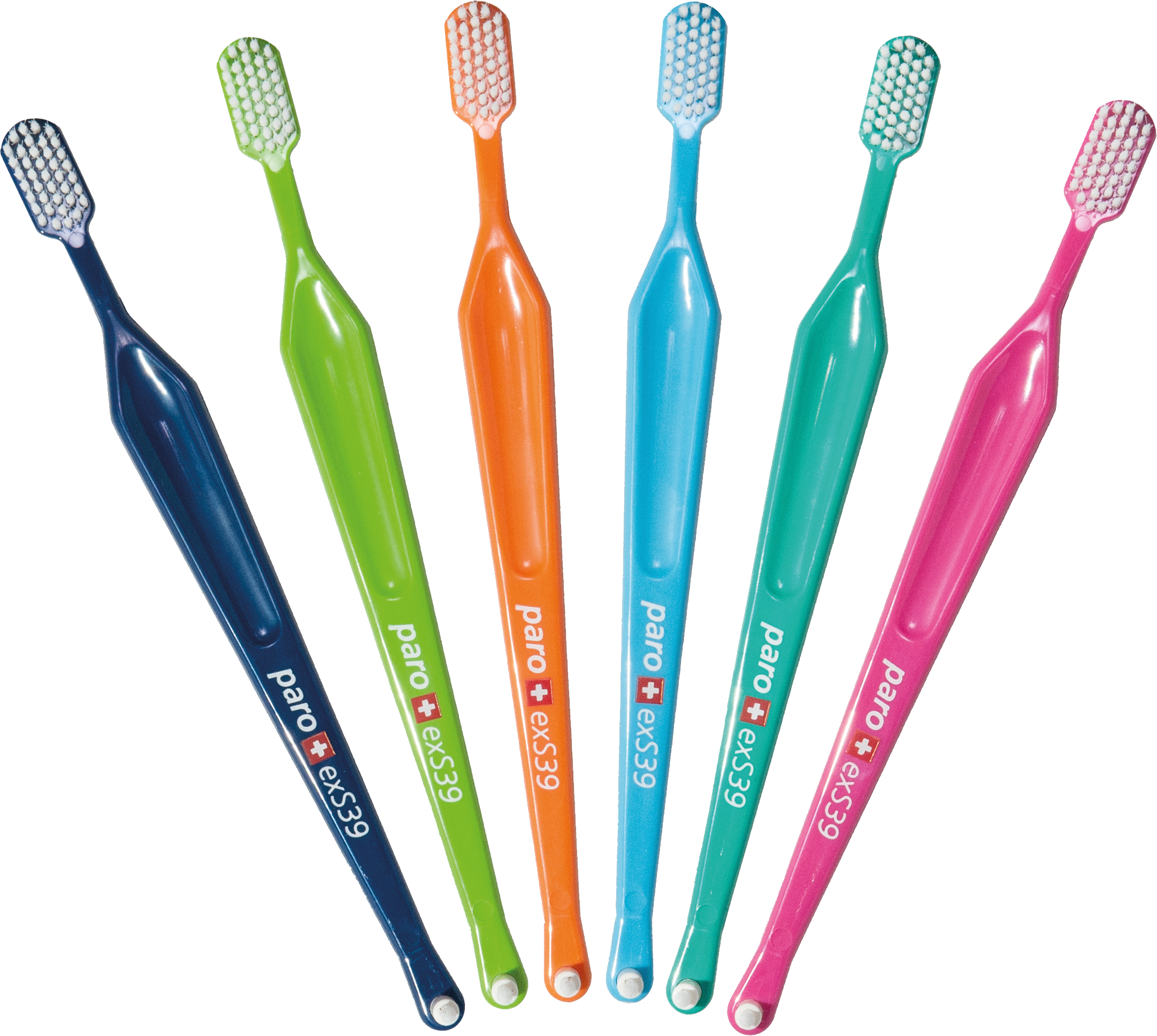 A Group Of Toothbrushes In Different Colors