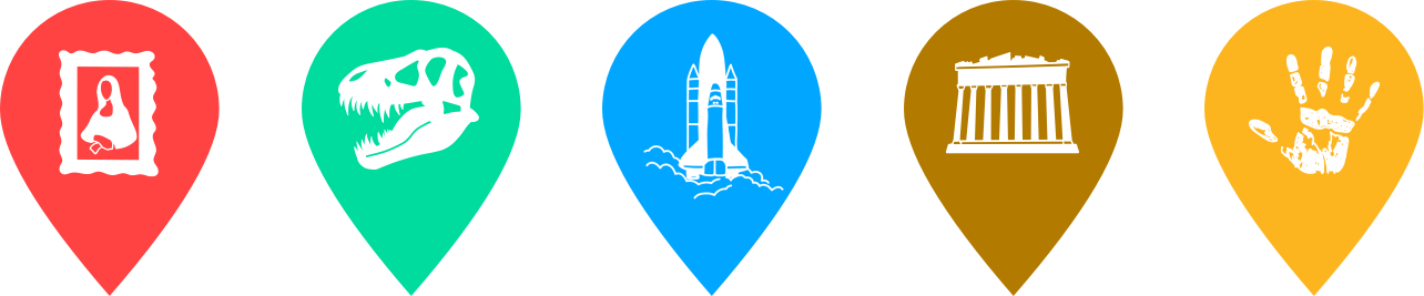 A Blue And White Rocket Ship Logo