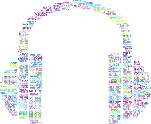 A Colorful Headphones With Text Overlay