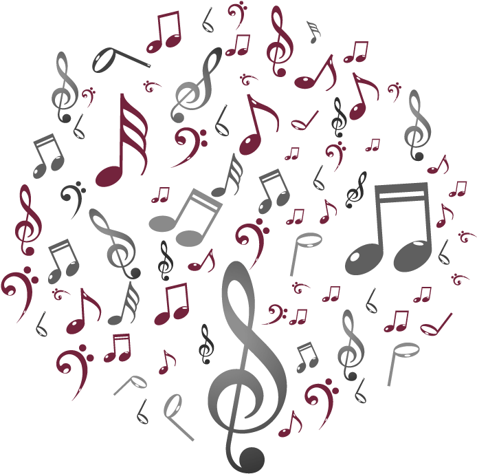 Music Background Png 694 X 689