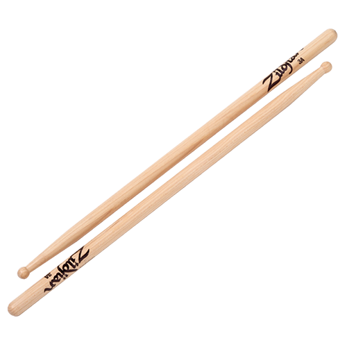 A Pair Of Drumsticks On A Black Background