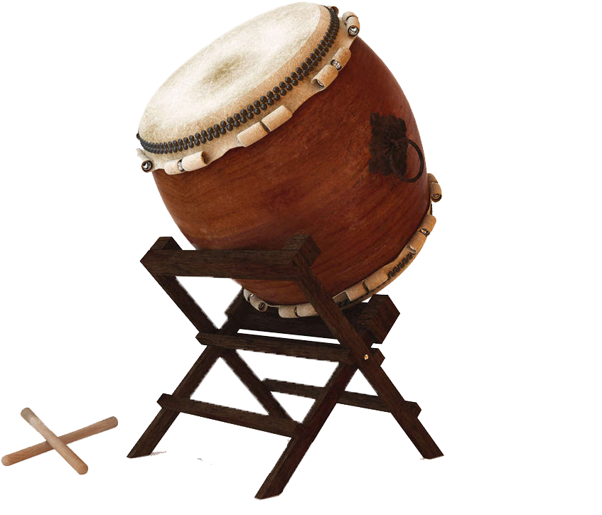 A Large Drum On A Stand