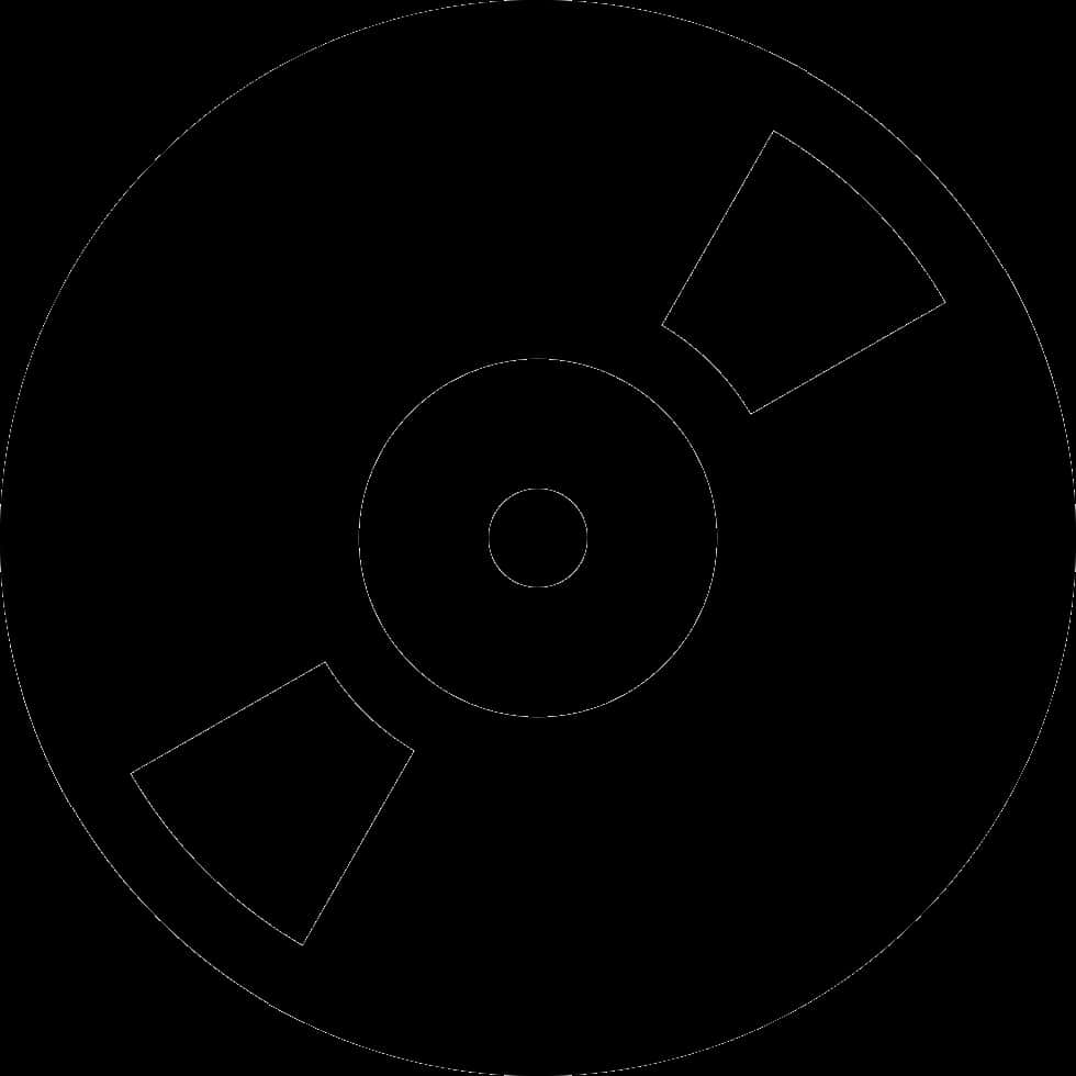 A Black Circle With A Black Center