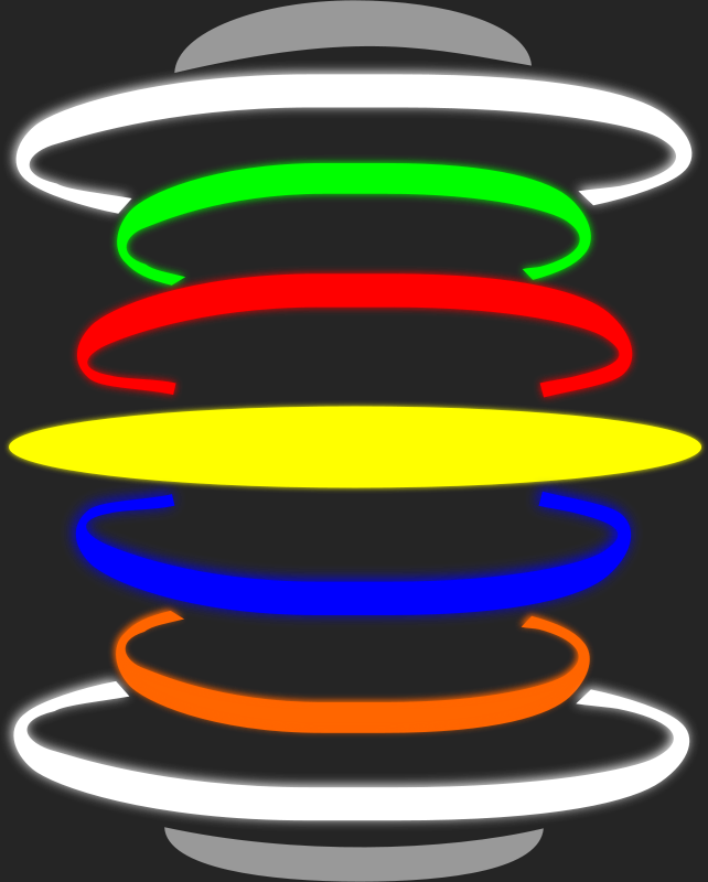 A Group Of Colorful Rings