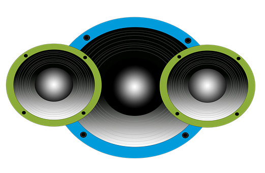 A Group Of Speakers In A Circle