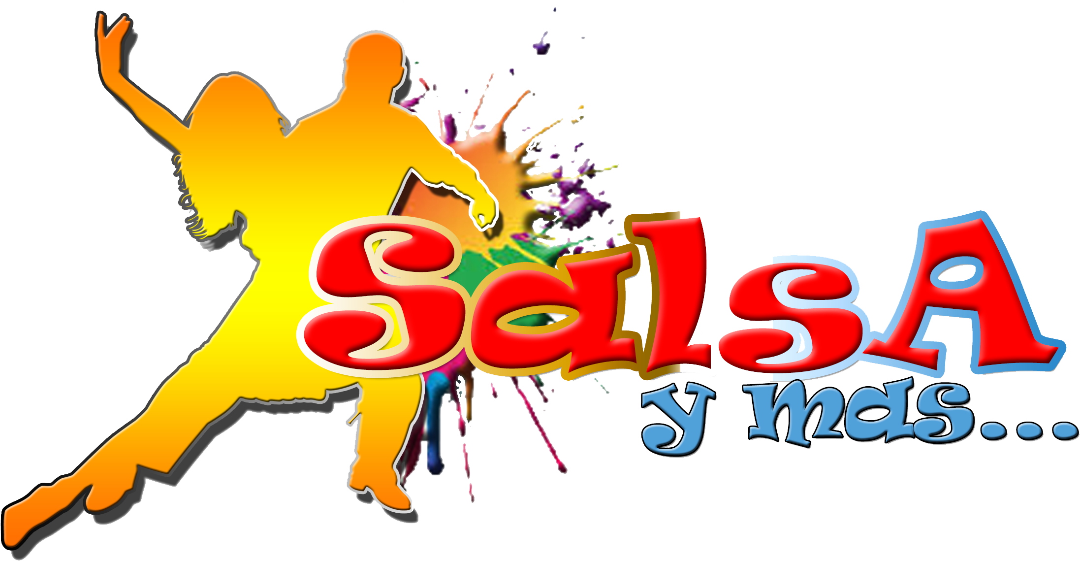 A Colorful Logo With A Man Dancing