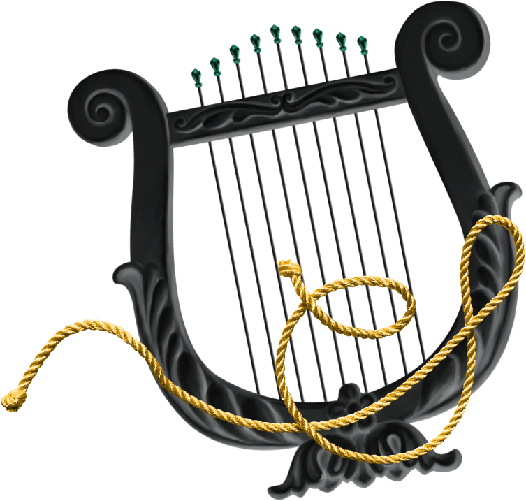 A Lyre With A Rope