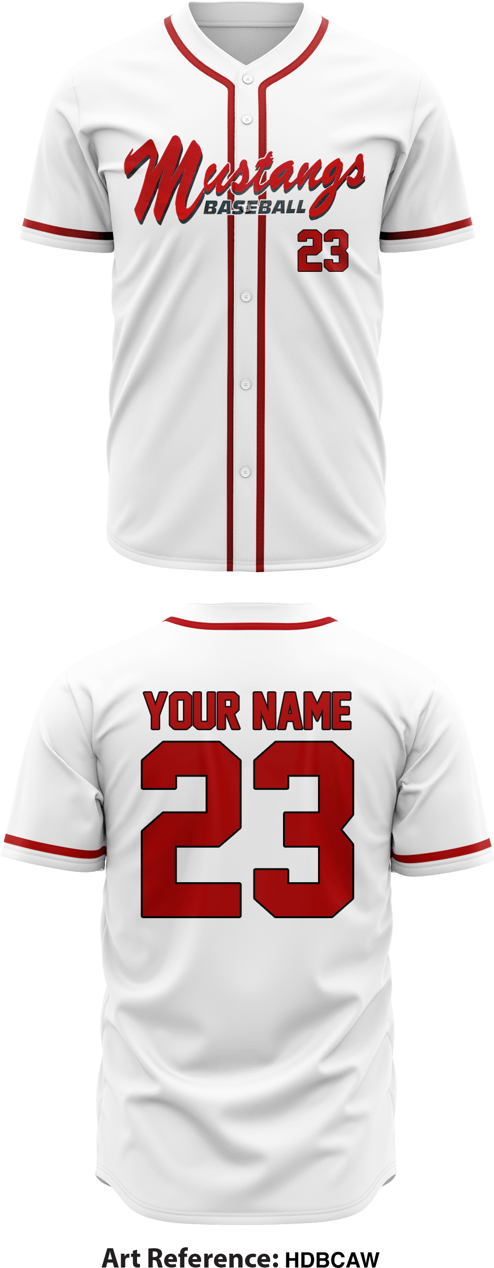 A White And Red Baseball Jersey