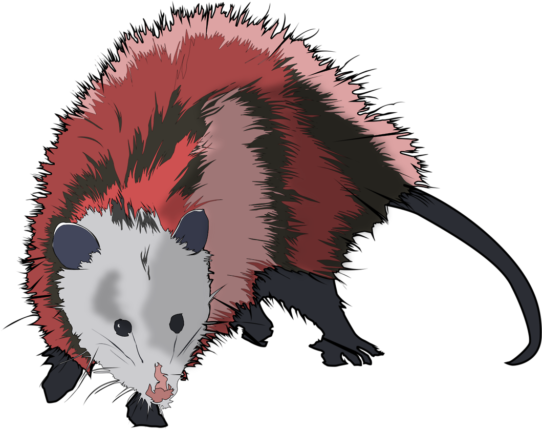 A Cartoon Of A Furry Animal