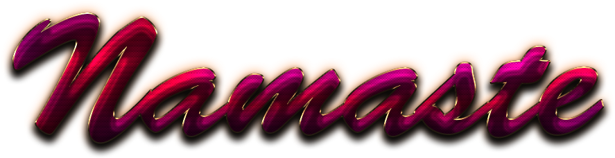 A Pink And Gold Text