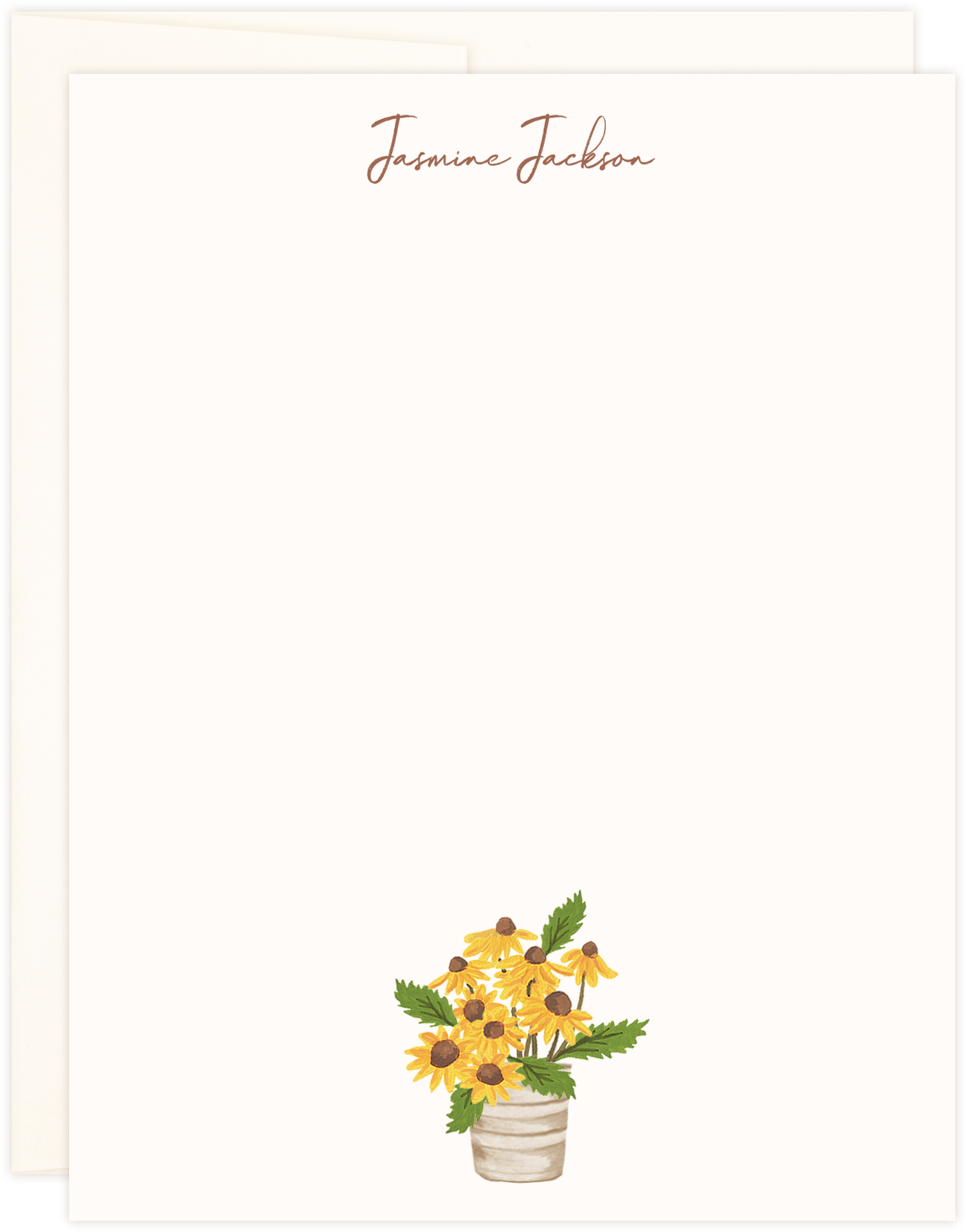 A Yellow Flowers On A White Background