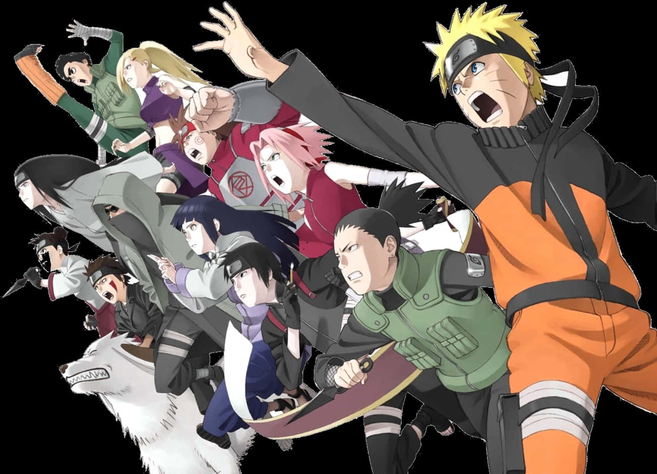 Naruto And Friends