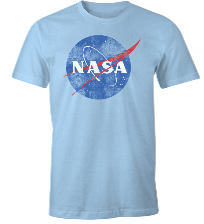 A Blue T-shirt With A Logo