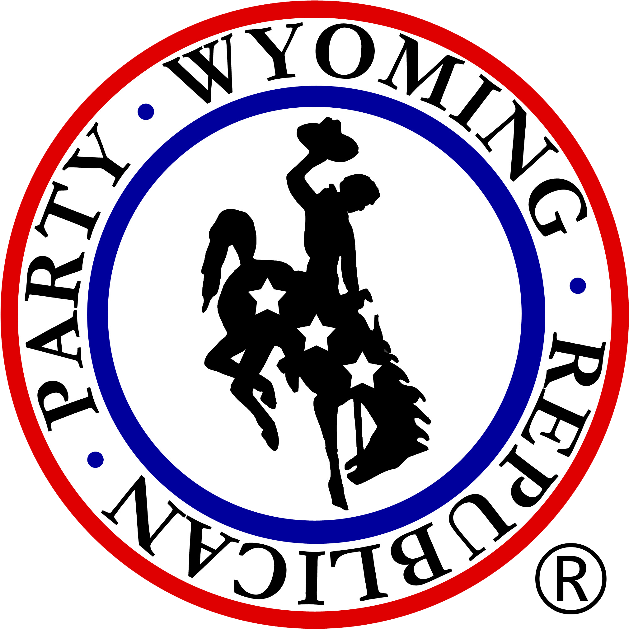 A Logo With A Cowboy On A Horse