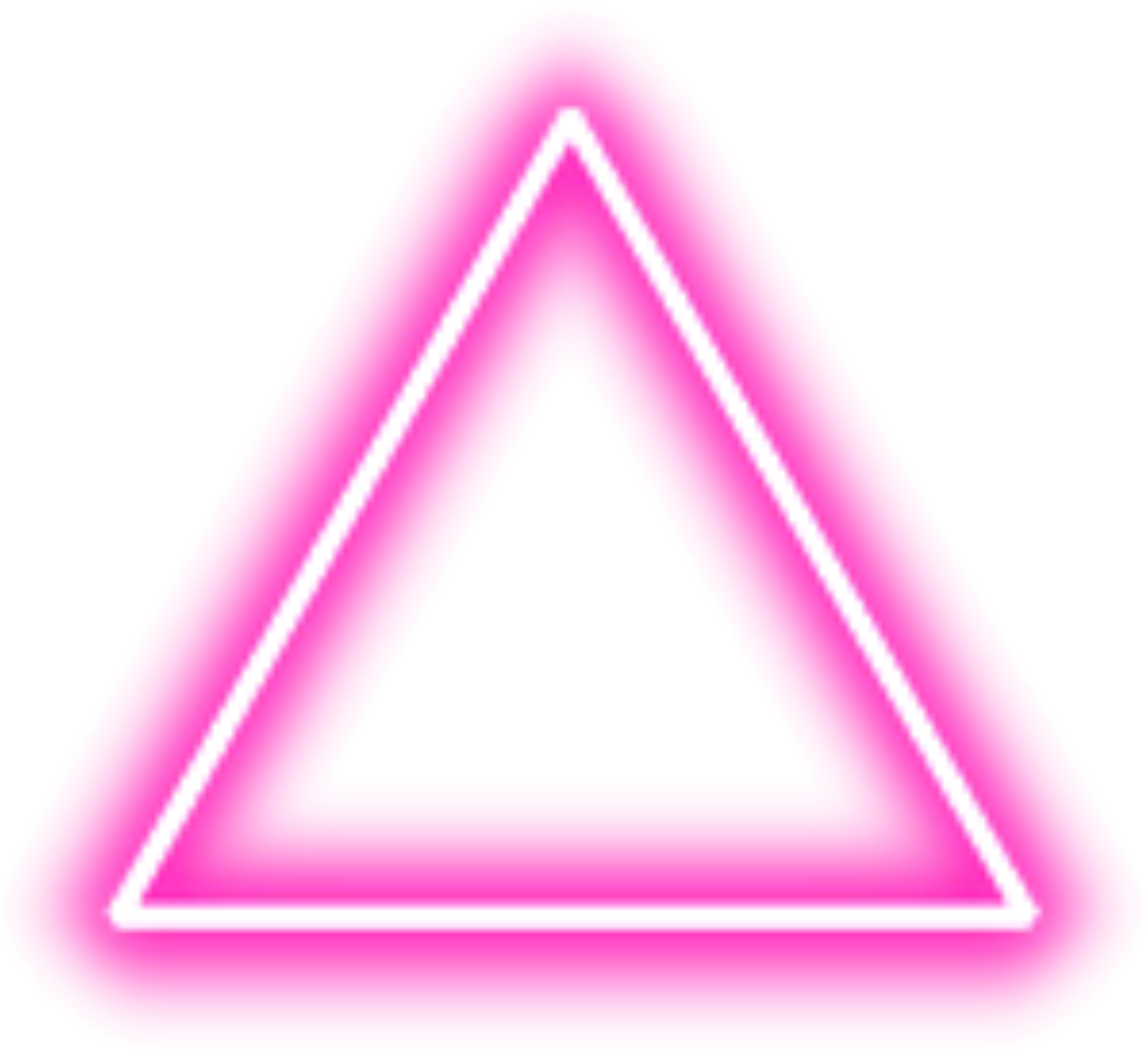 A Pink Triangle With Black Background