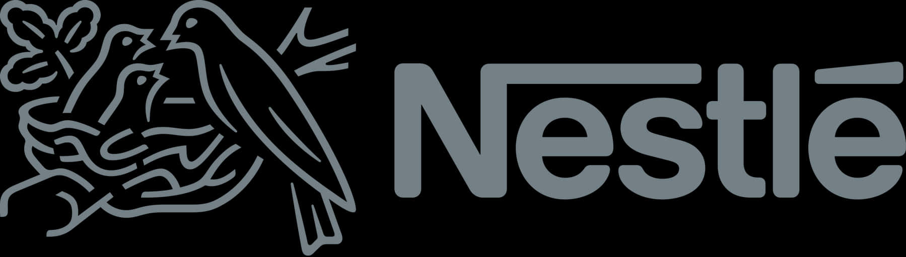 Gray Nestle Logo Horizontal Orientation
