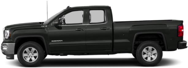 A Black Truck With A Black Background
