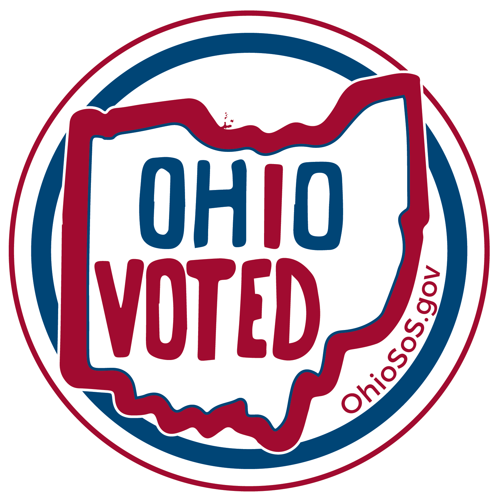 New Ohio I Voted Sticker, Hd Png Download