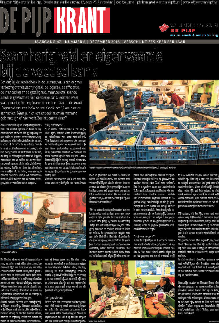 A Newspaper Article With People In Crates