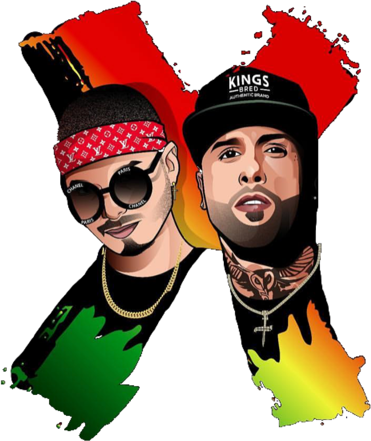 #nicky Jam #freetoedit - Illustration, Hd Png Download