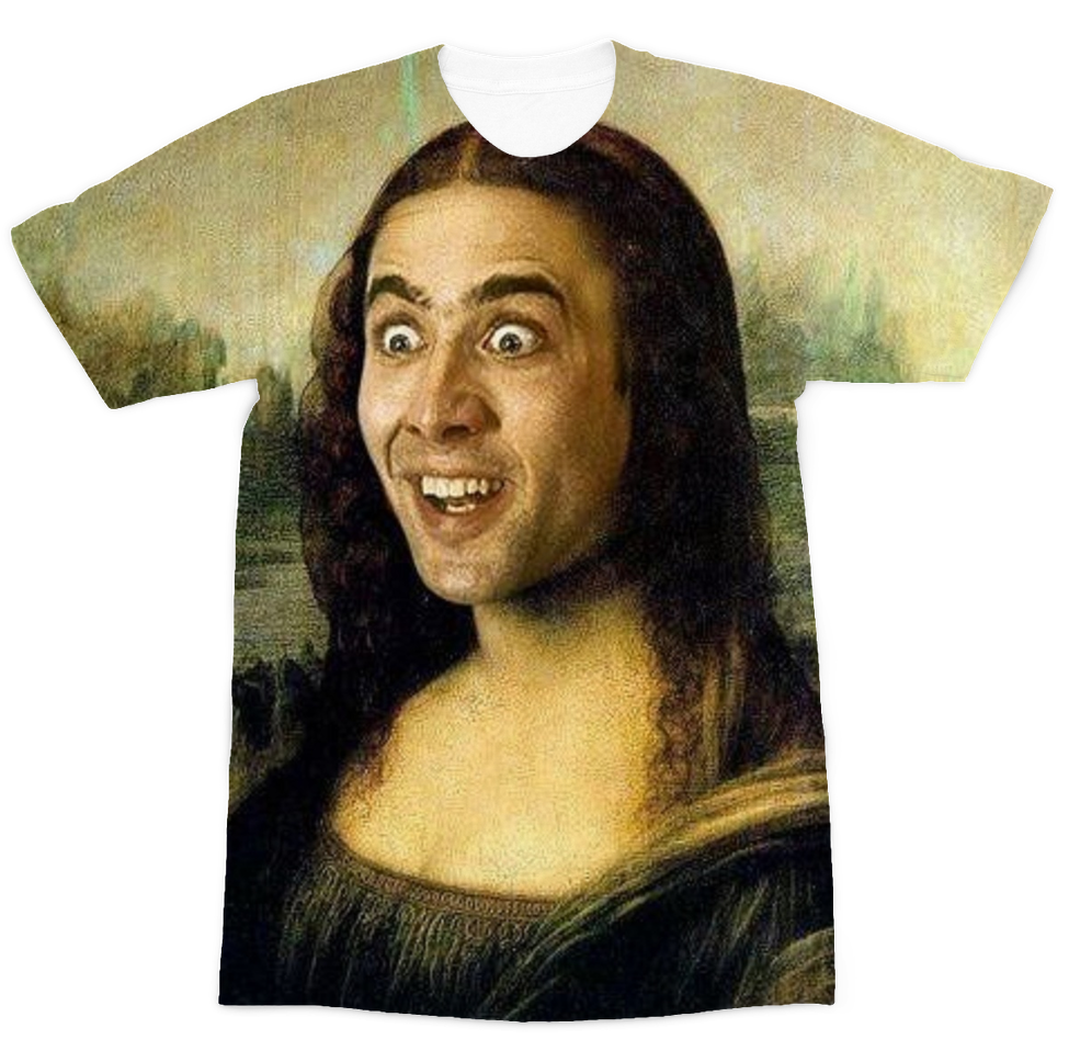 A T-shirt With A Man's Face