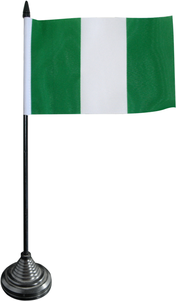 Nigeria Table Flag - Transparent Nigeria Flag In Png, Png Download