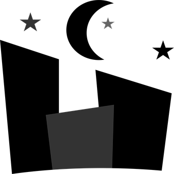 A Black Background With Stars