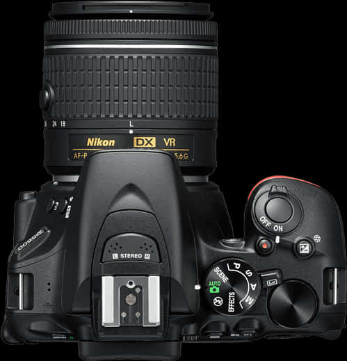 Nikon D5600 Dslr Camera 18-55mm Lens - Nikon D5600 Dslr Camera With 18 55mm, Hd Png Download