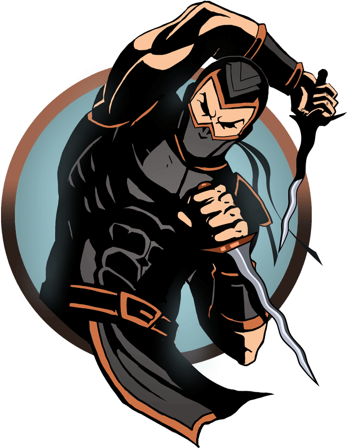 A Cartoon Of A Ninja
