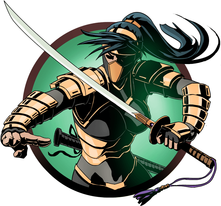 A Cartoon Of A Woman In Armor Holding A Sword