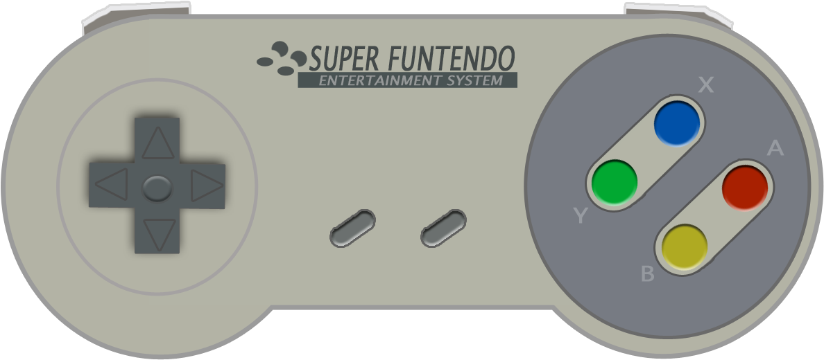A Video Game Controller With Buttons And A Logo