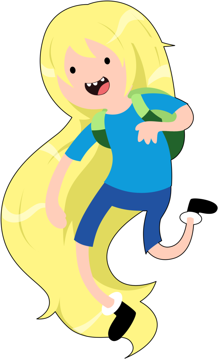 Download Cartoon Of A Girl With Long Blonde Hair 100 Free Fastpng 8967