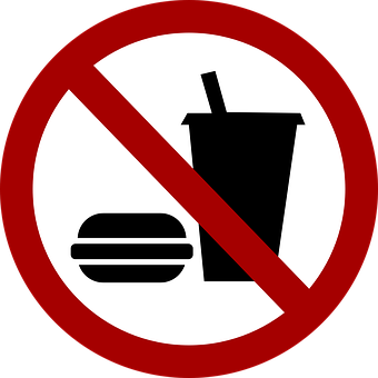 A No Food Sign