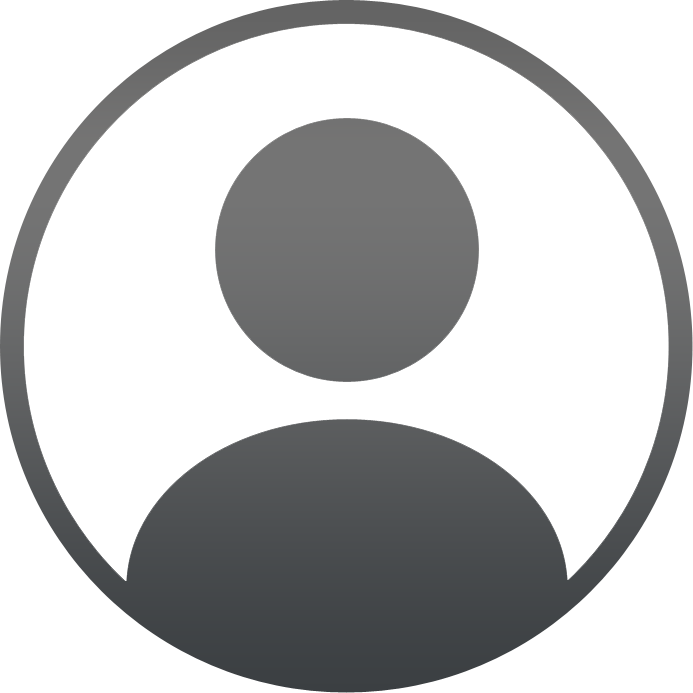 A Grey And Black Circle With A Person In It