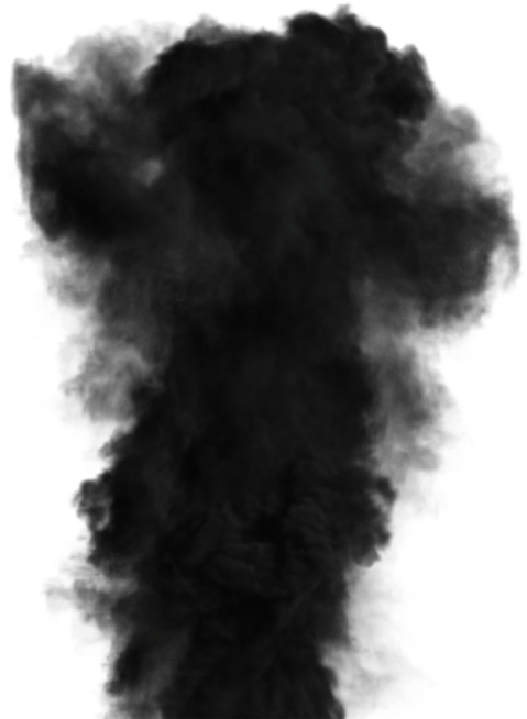 A Black Smoke On A Black Background