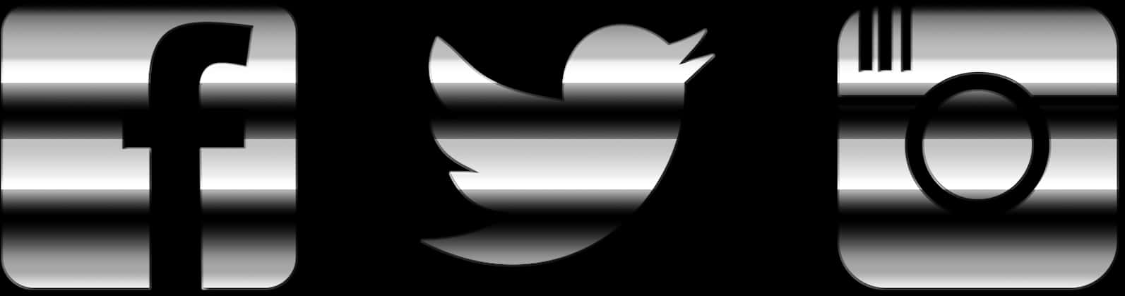 Noah Silver Instagram Png Transparent - Transparent Logo Of Facebook Twitter Instagram In White