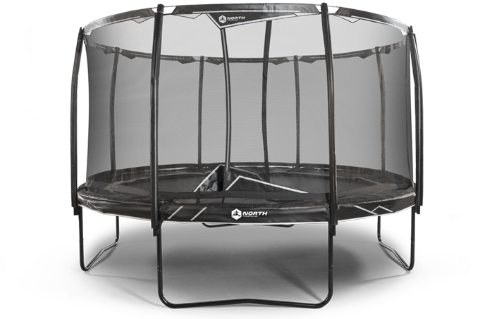 A Trampoline With A Net