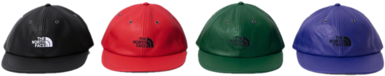 A Red And Green Baseball Caps