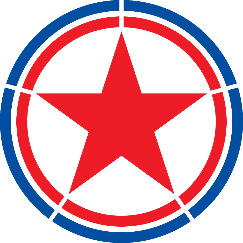 A Red Star In A Circle