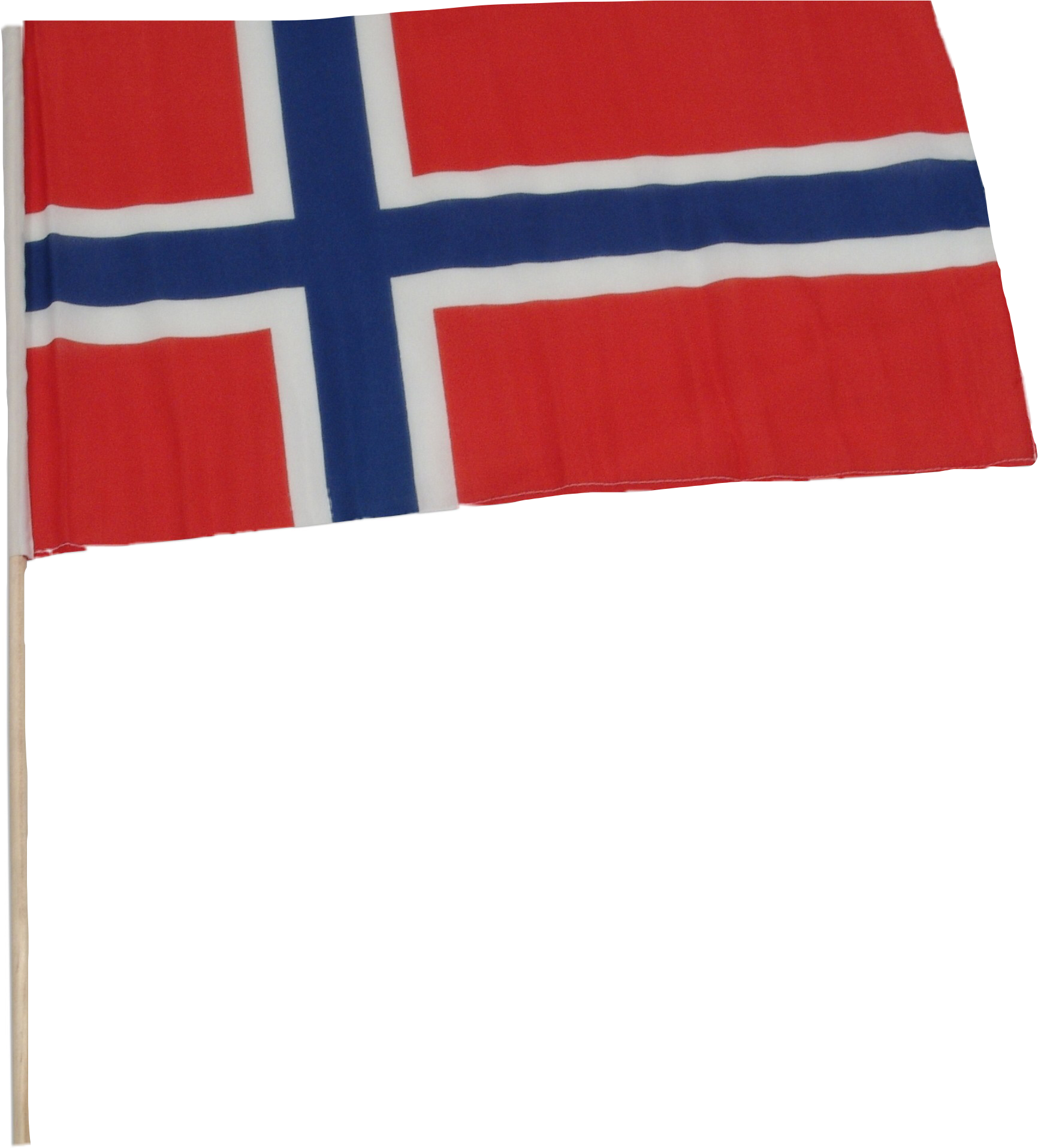 A Red And Blue Flag With A Black Background
