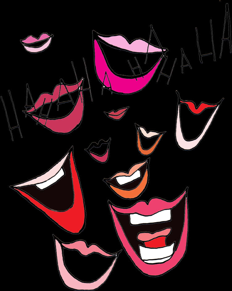 A Group Of Lips And Mouth Shapes