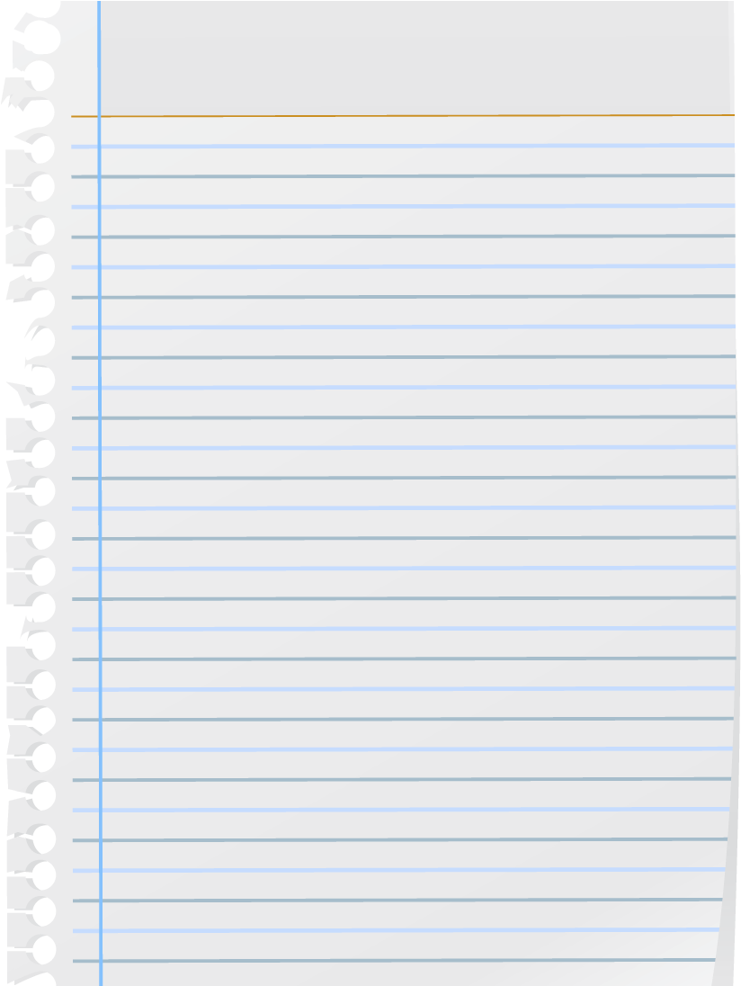 A Piece Of Lined Paper