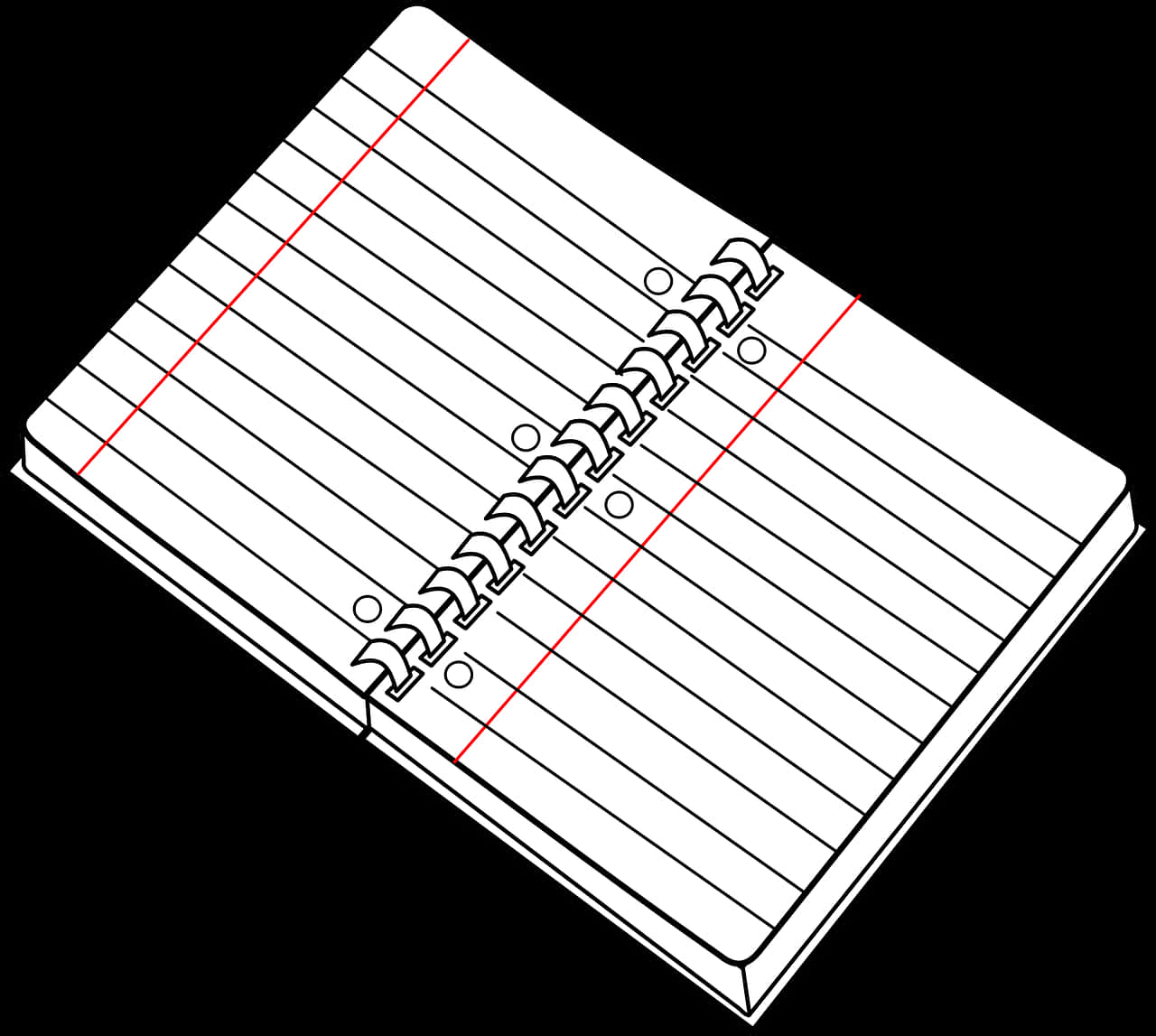 2d Notebook With Blank Pages
