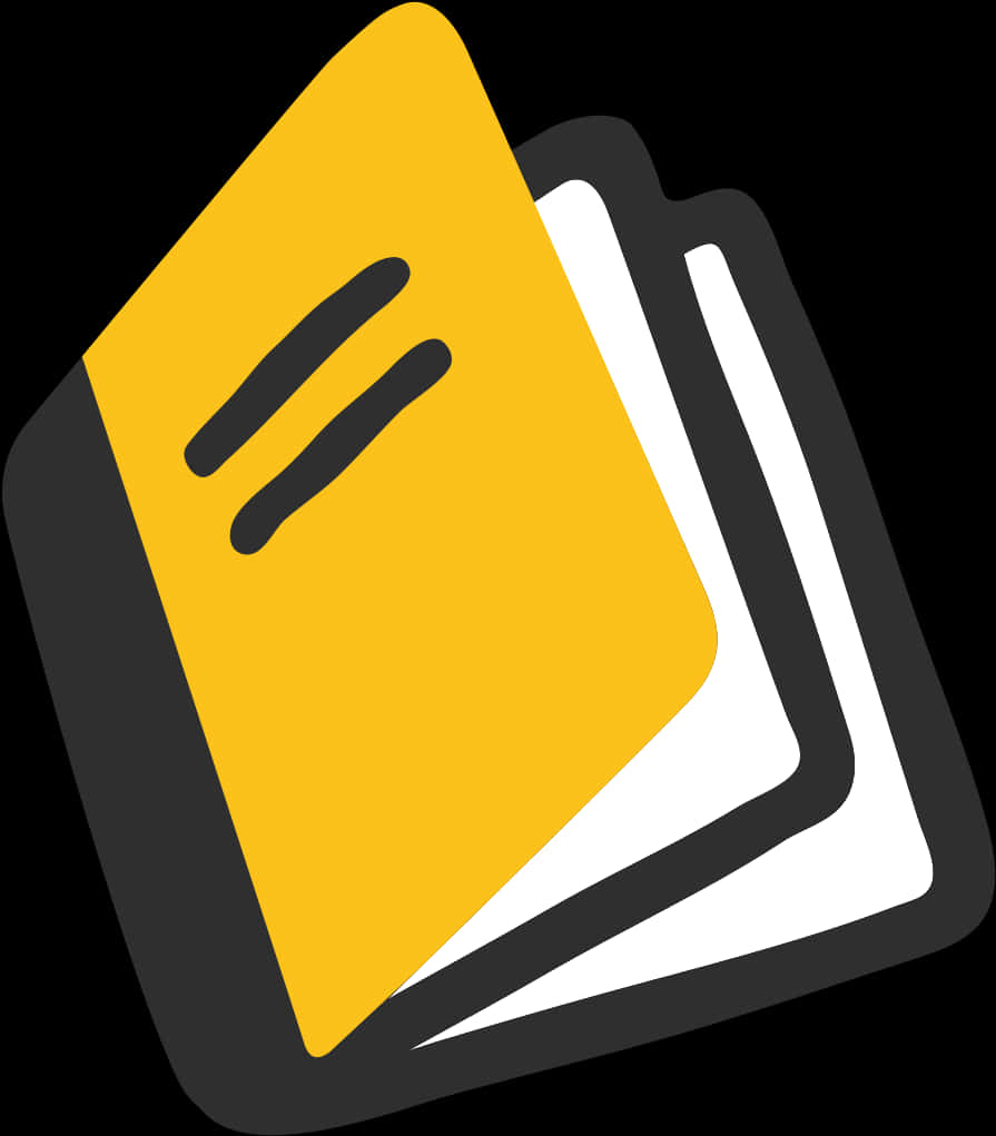 A Yellow And White Folders
