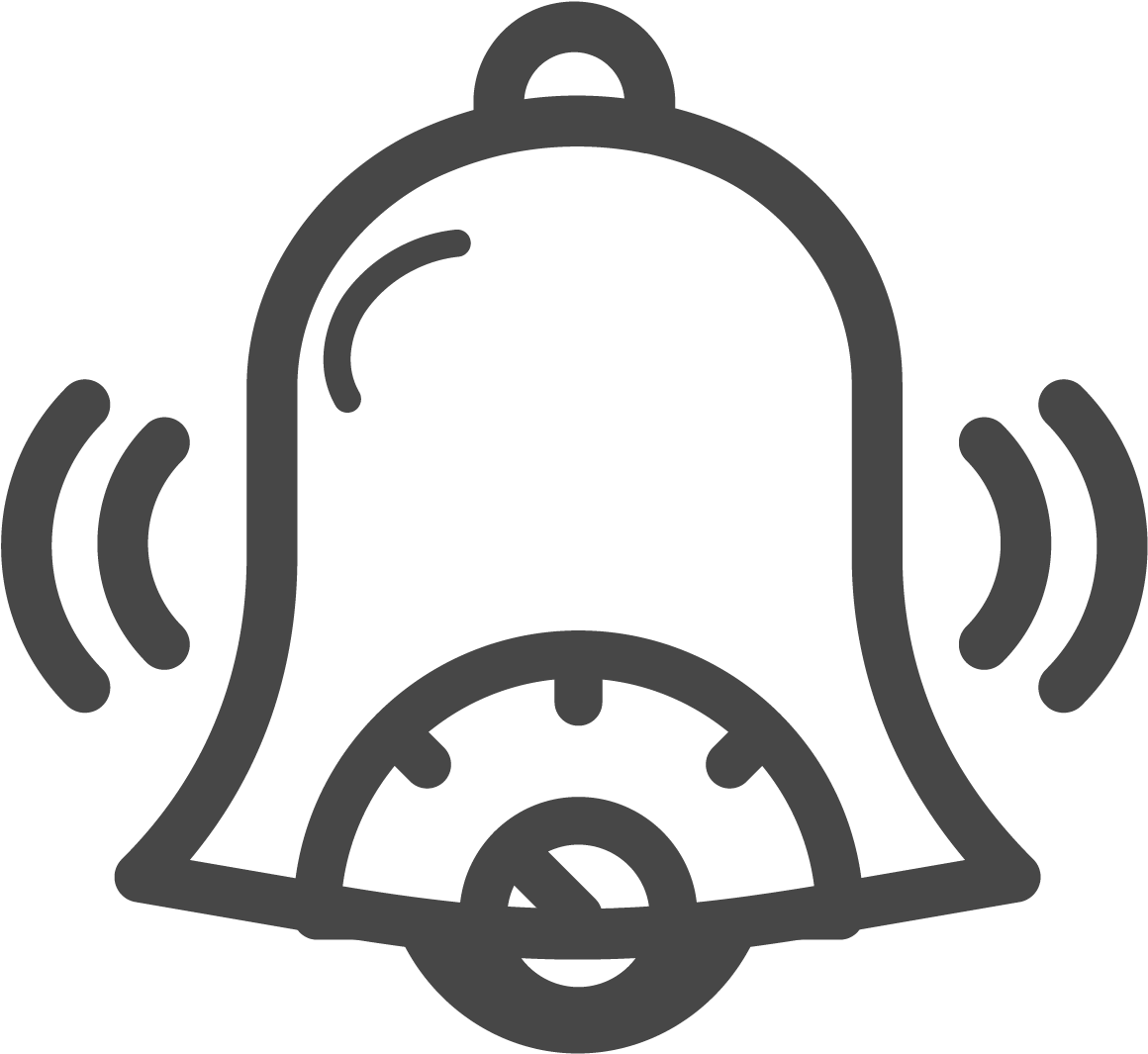 Notification Bell Png 1160 X 1065