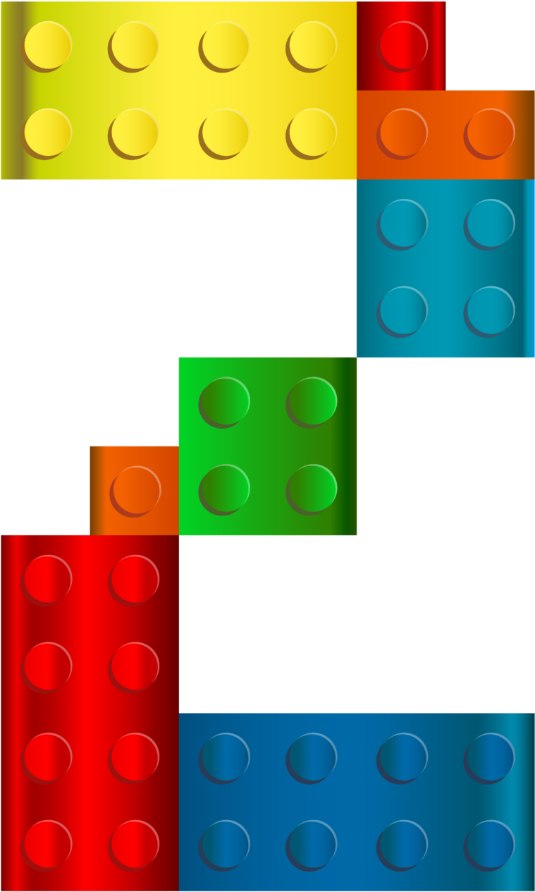A Group Of Colorful Blocks