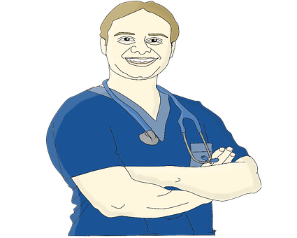 A Man With Stethoscope Around His Neck