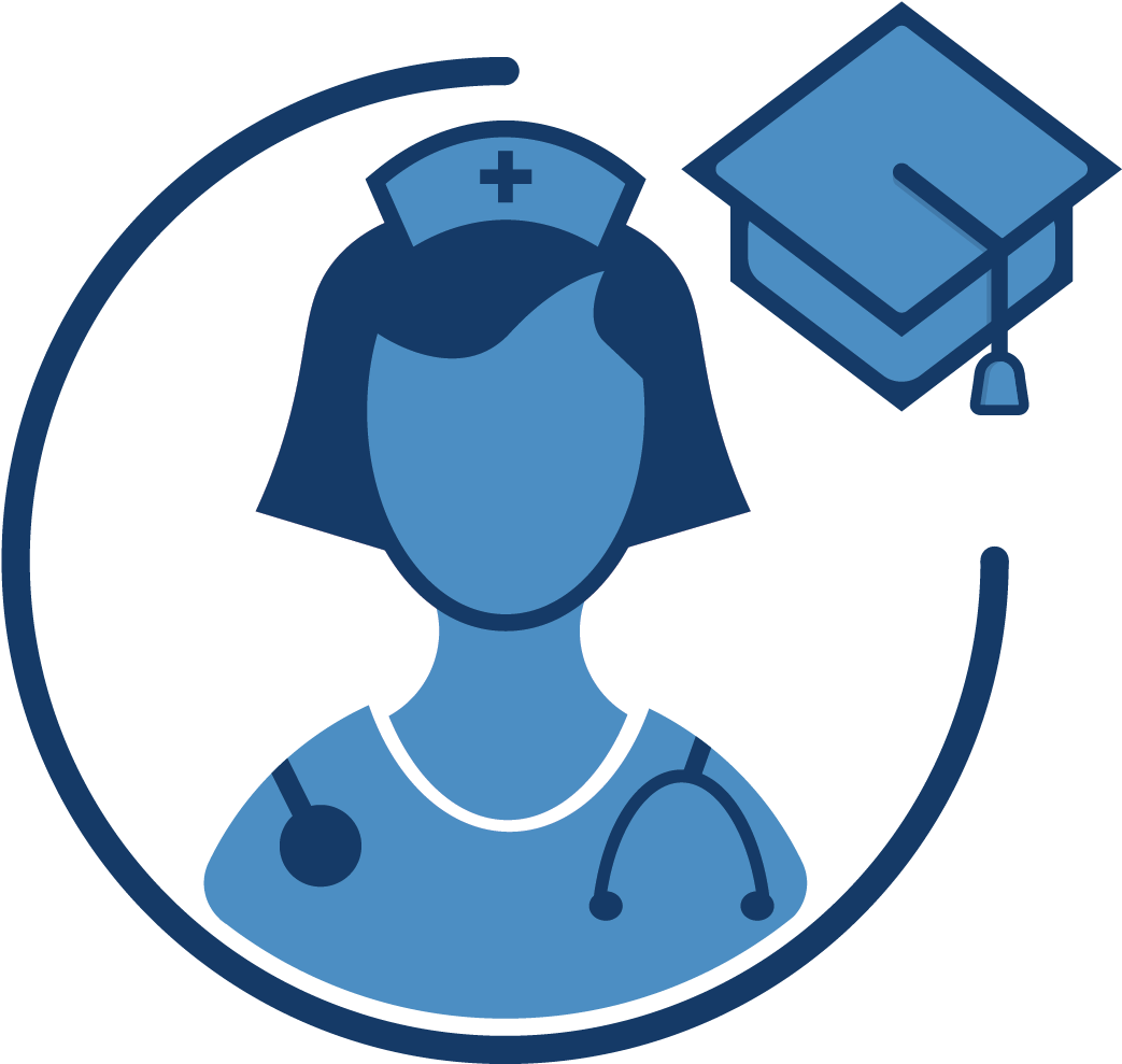 Nursing Care - Nursing Blue Clip Art, Hd Png Download