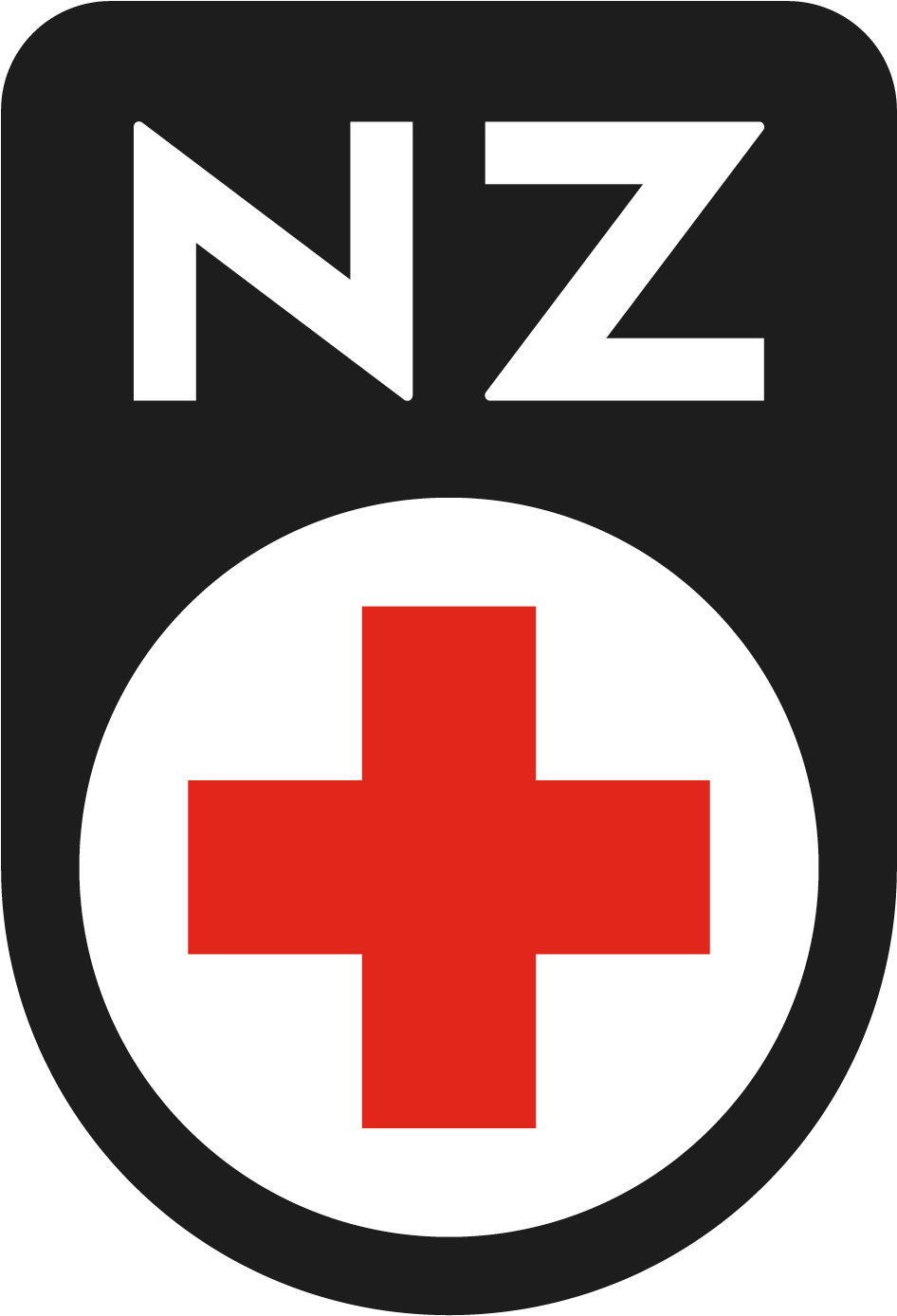 A Red Cross In A Circle